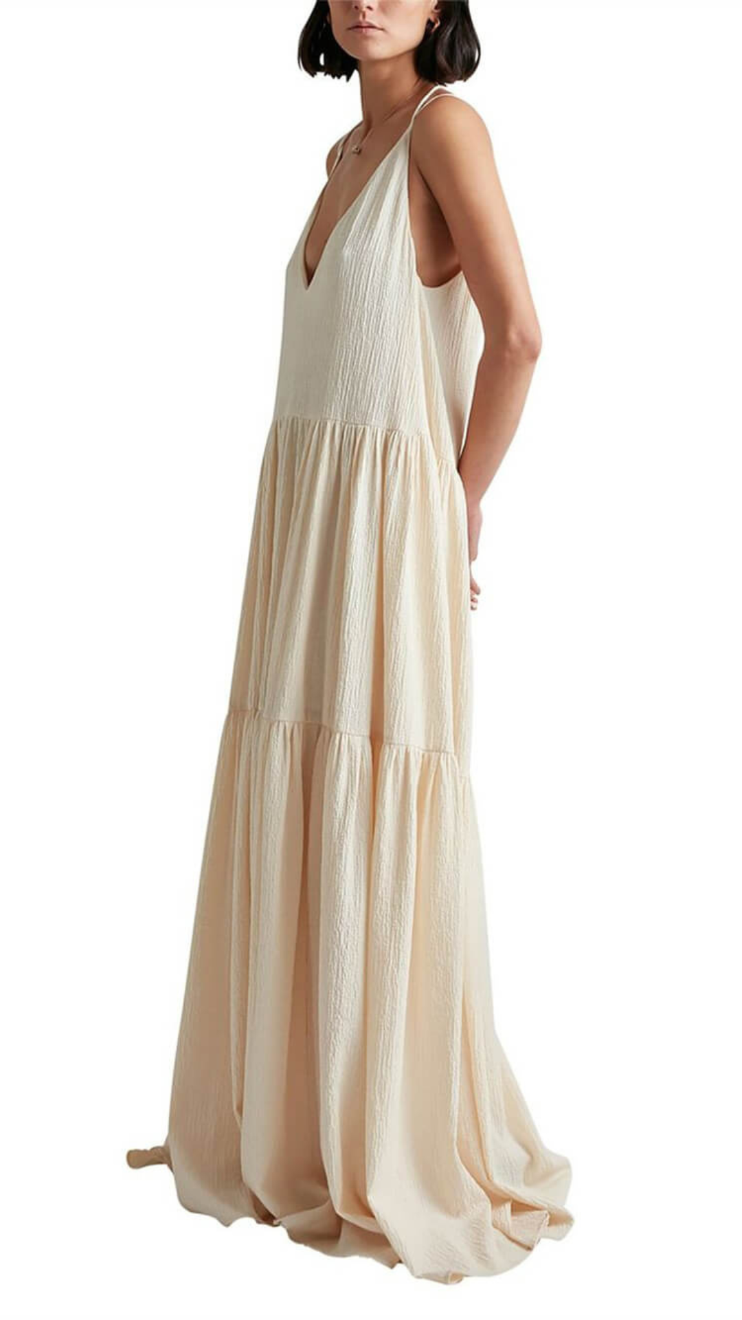 Vestido de Tirantes con Escote en V Profundo | Bella Brisa