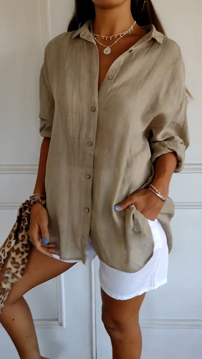 Camisa de corte ancho | Bella Brisa