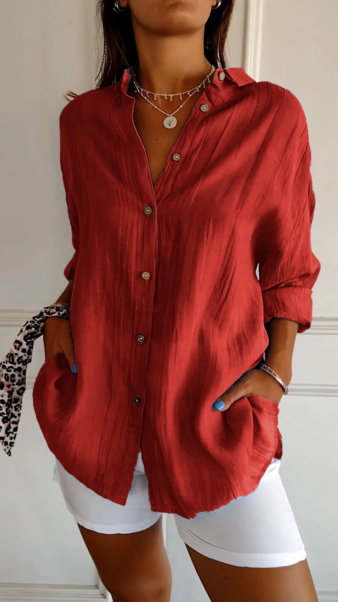Camisa de corte ancho | Bella Brisa