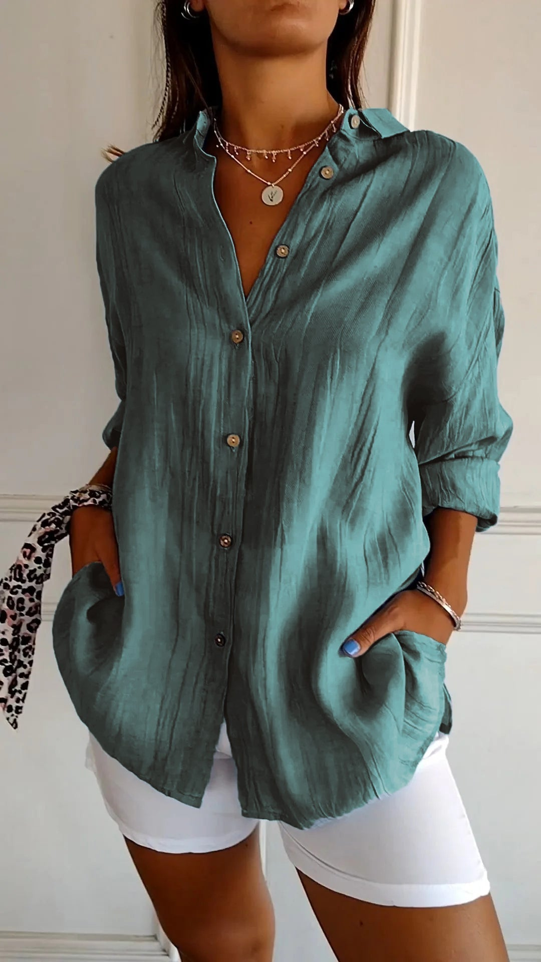 Camisa de corte ancho | Bella Brisa