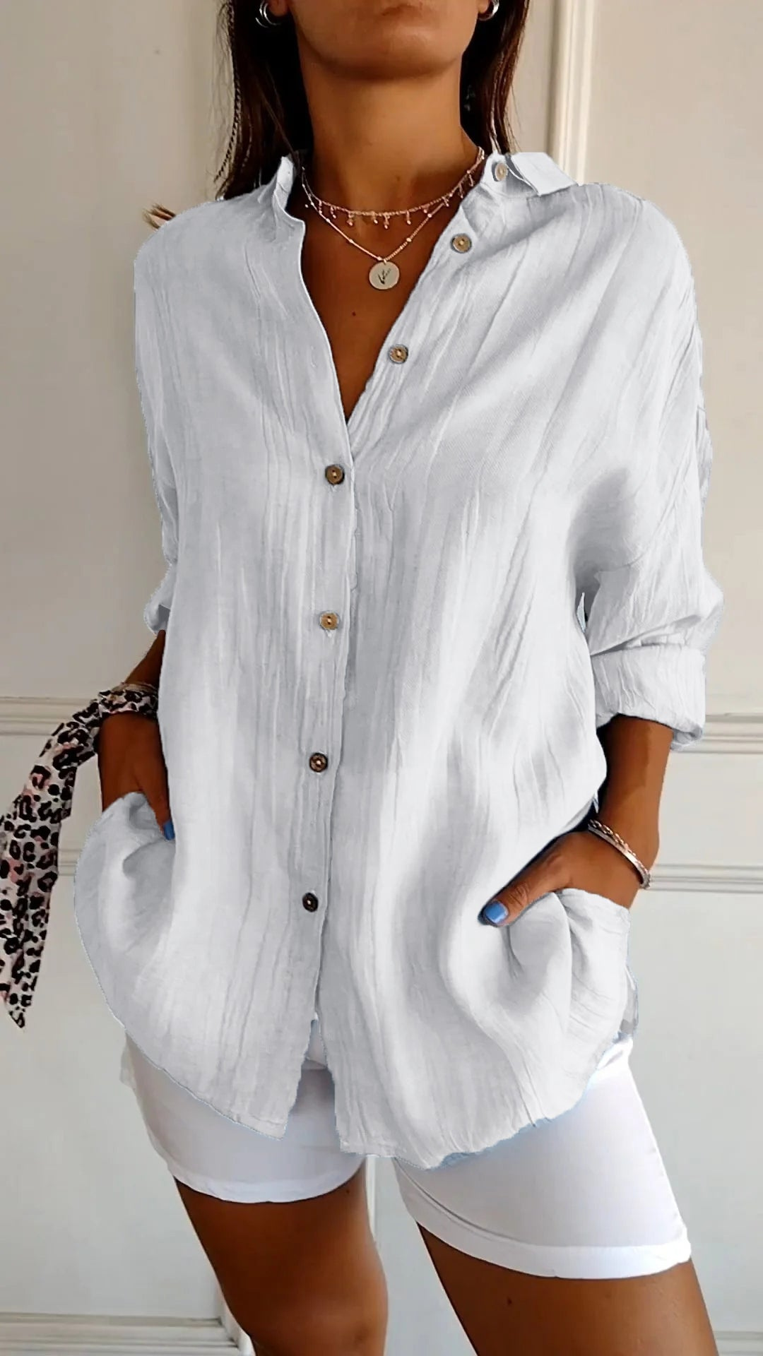 Camisa de corte ancho | Bella Brisa