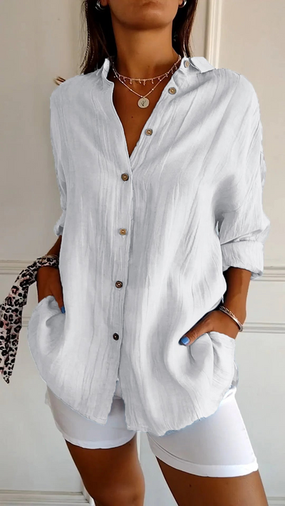 Camisa de corte ancho | Bella Brisa