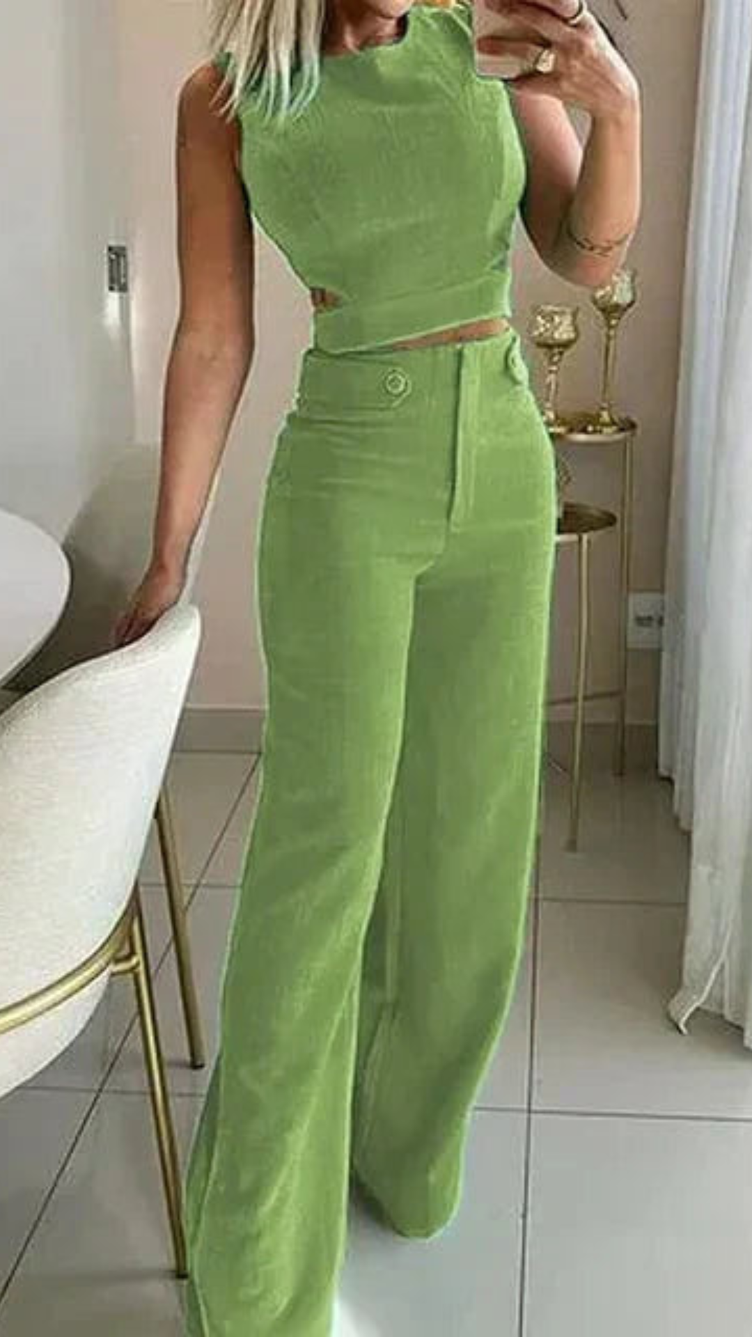 Conjunto de dos piezas de cintura alta Chiara™ | Bella Brisa