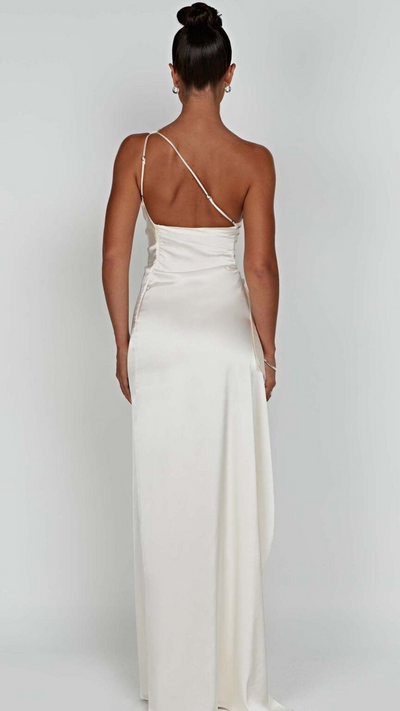 Vestido largo Aurora Marfil | Bella Brisa
