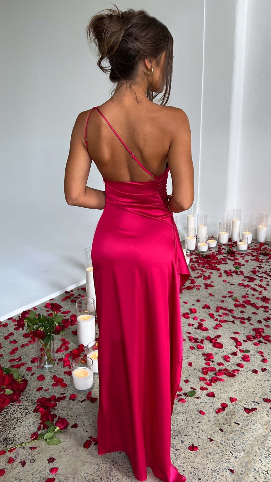 Vestido largo Aurora Rojo | Bella Brisa