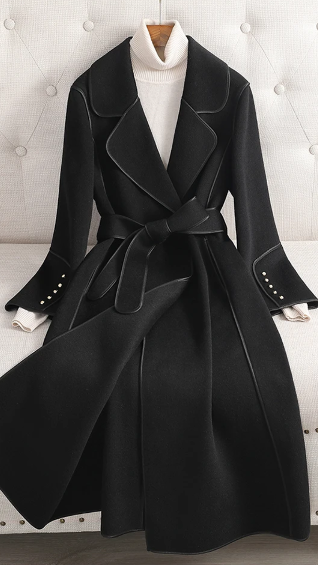 London - Gabardina de lana merino | Bella Brisa