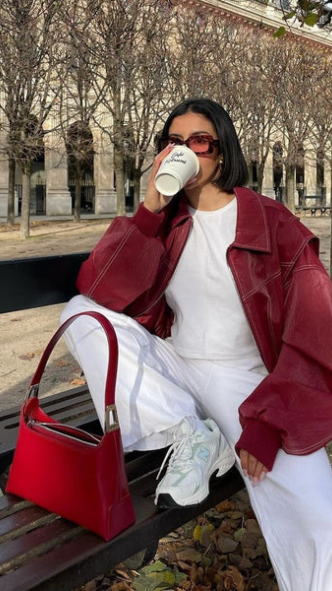 Chaqueta de Cuero Oversize | Bella Brisa