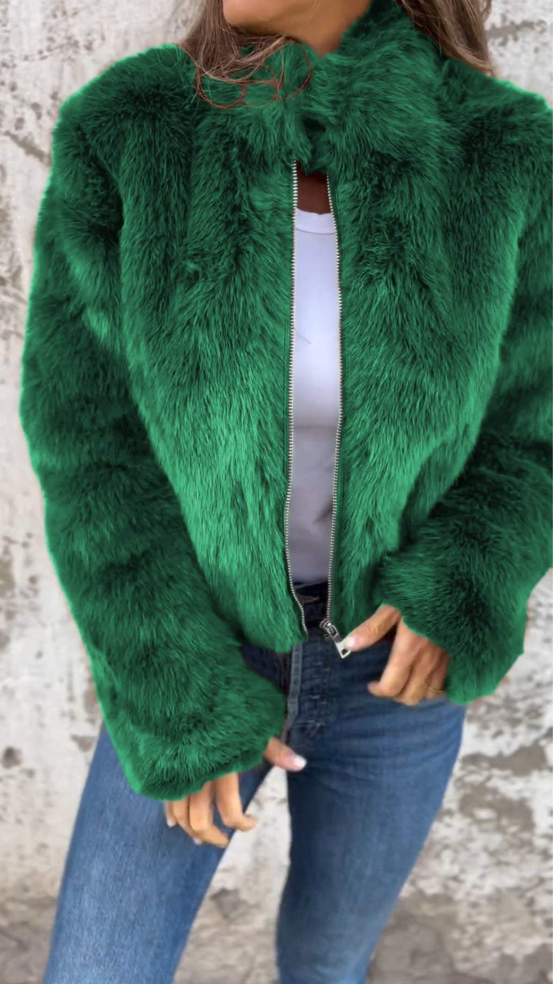 Chaqueta de faux fur | Bella Brisa