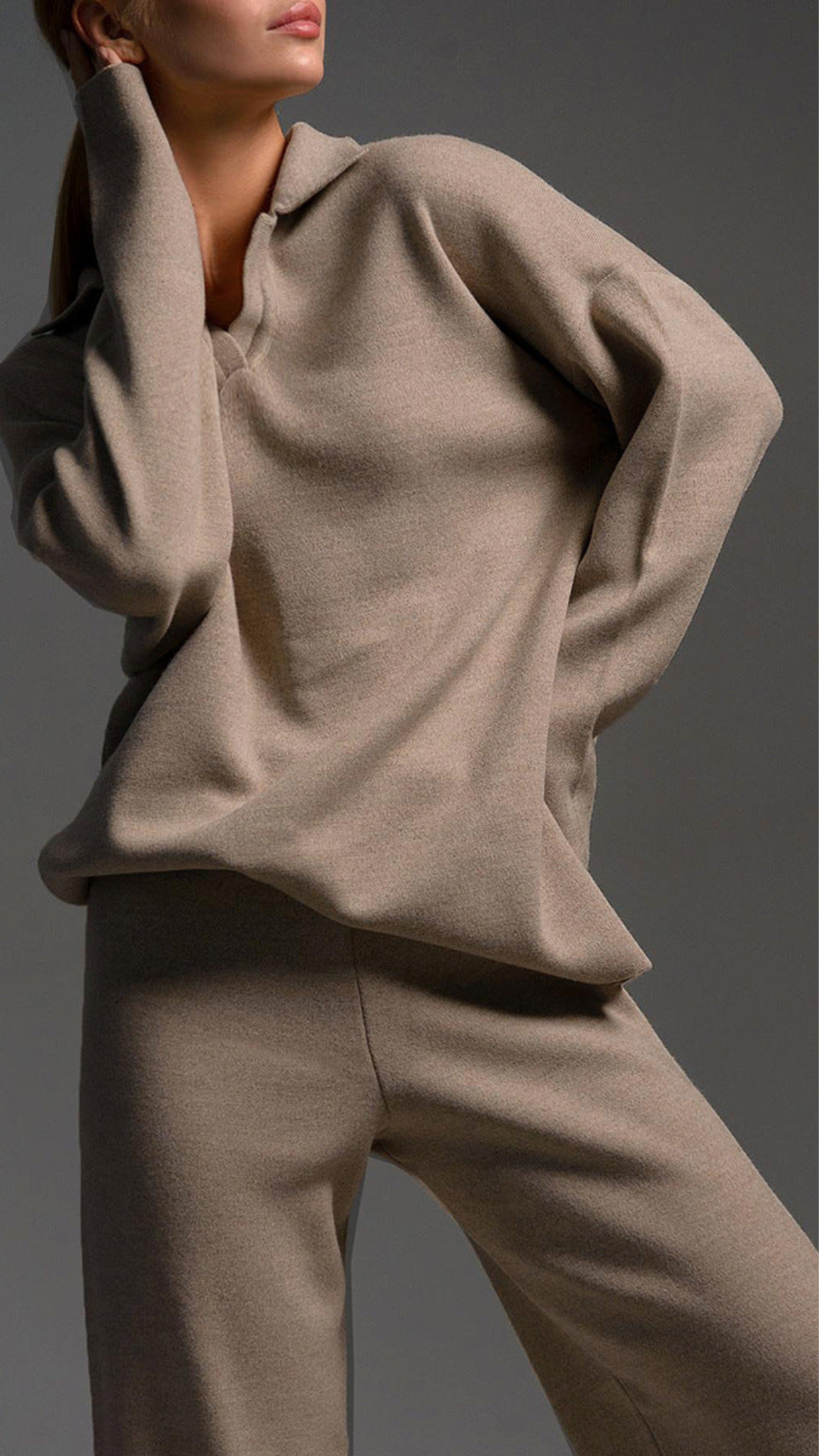 Conjunto de pantalón y jersey de punto | Bella Brisa