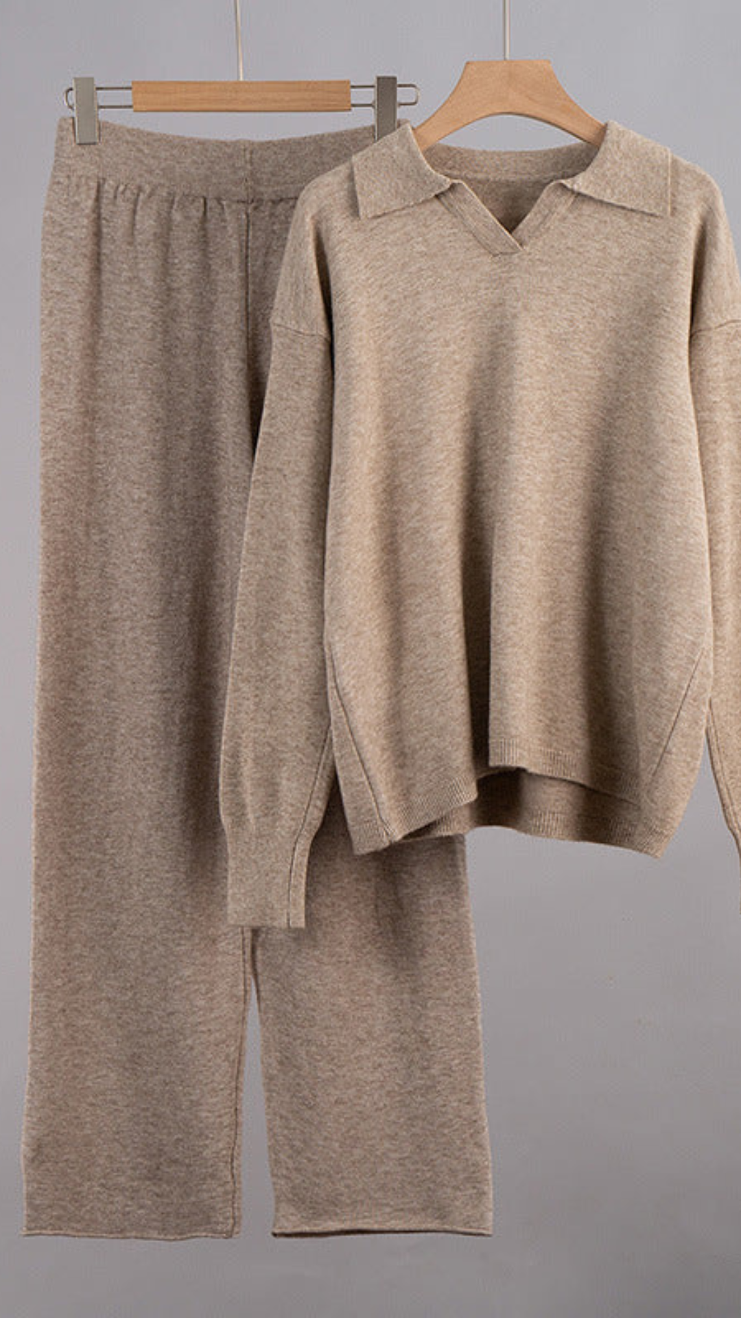 Conjunto de pantalón y jersey de punto | Bella Brisa