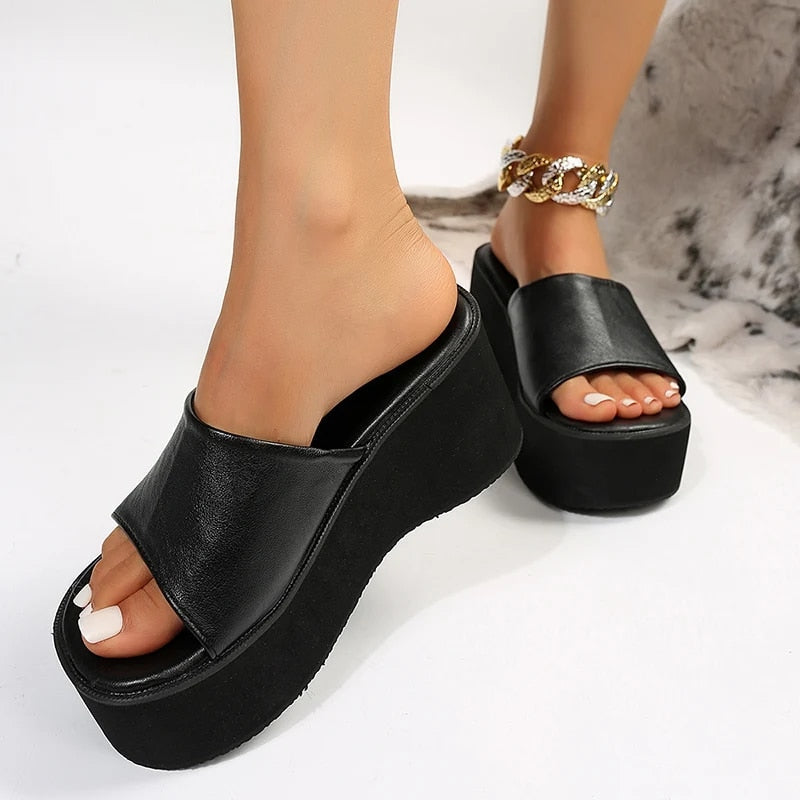 Sol - Sandalias con plataforma | Bella Brisa