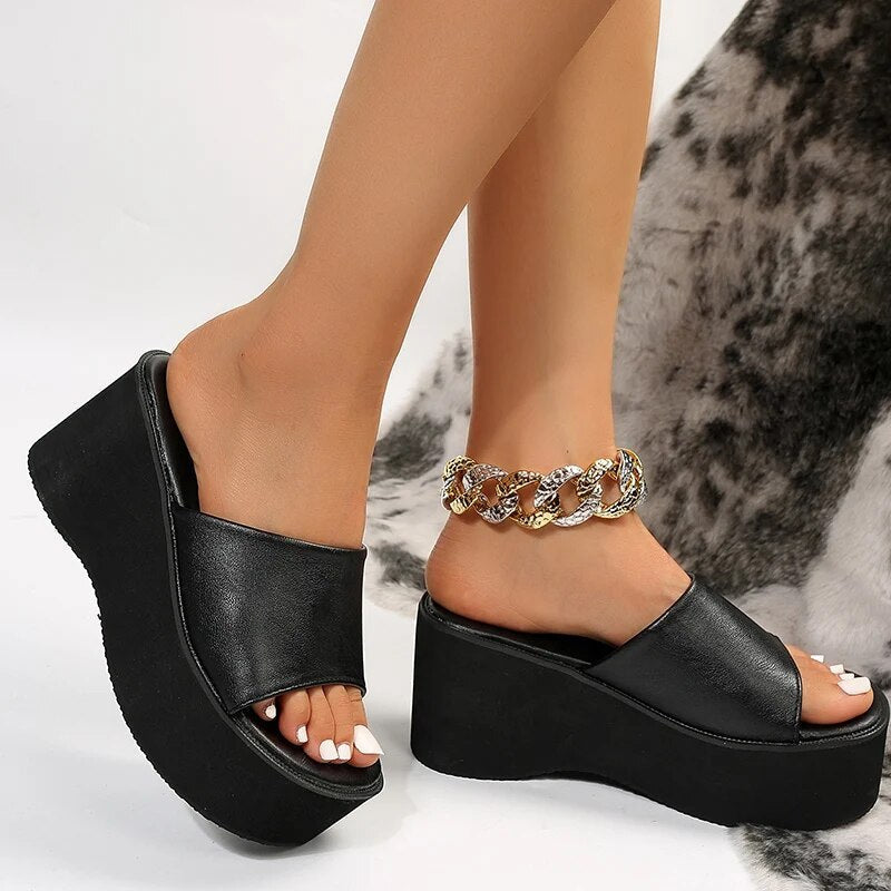 Sol - Sandalias con plataforma | Bella Brisa