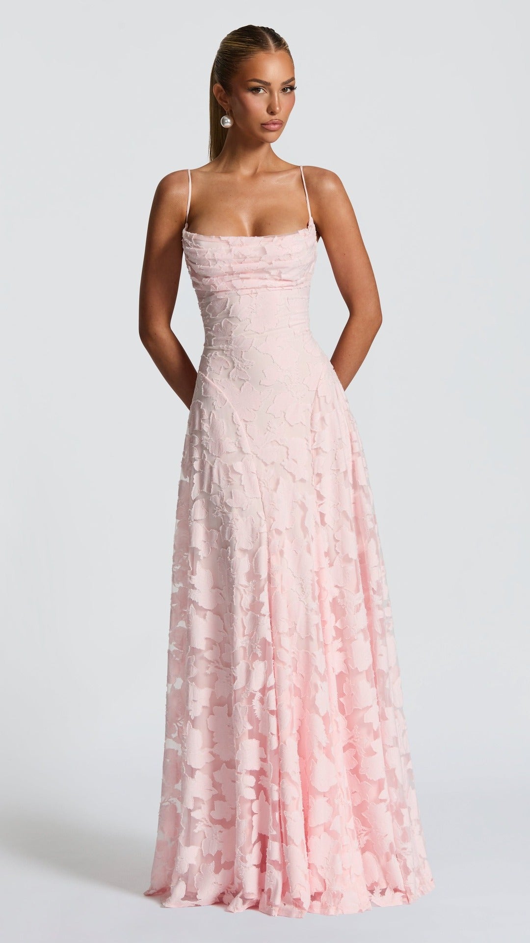 Francisa | Vestido Largo con Corsé de Encaje | Bella Brisa