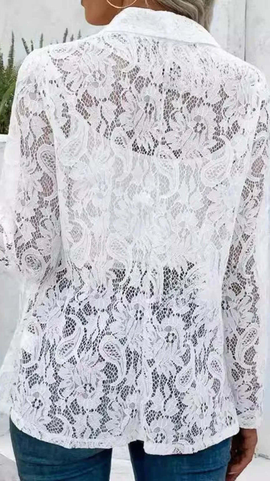 Blazer de encaje